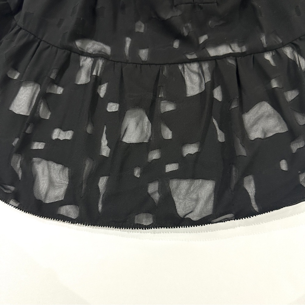 IRO Carmel Black Chiffon Tiered Mini Skirt - Picture 7 of 10